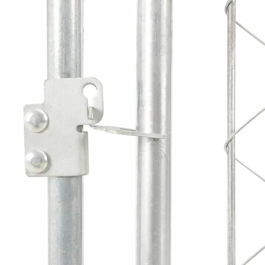Chenil d'extérieur avec toit pour chiens 200x100x125 cm - 6