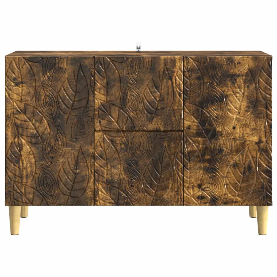 Buffet Chêne fumé 89 x 34,5 x 60 cm Bois d'ingénierie - 5