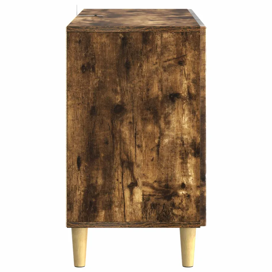 Buffet Chêne fumé 89 x 34,5 x 60 cm Bois d'ingénierie - 6