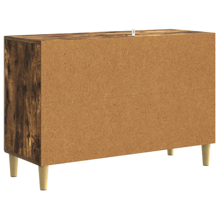 Buffet Chêne fumé 89 x 34,5 x 60 cm Bois d'ingénierie - 7