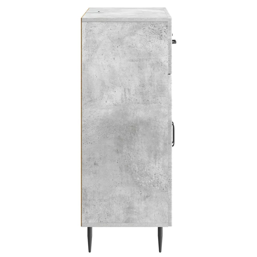 Buffet Gris béton 66 x 34,5 x 89,5 cm Bois d'ingénierie - 7