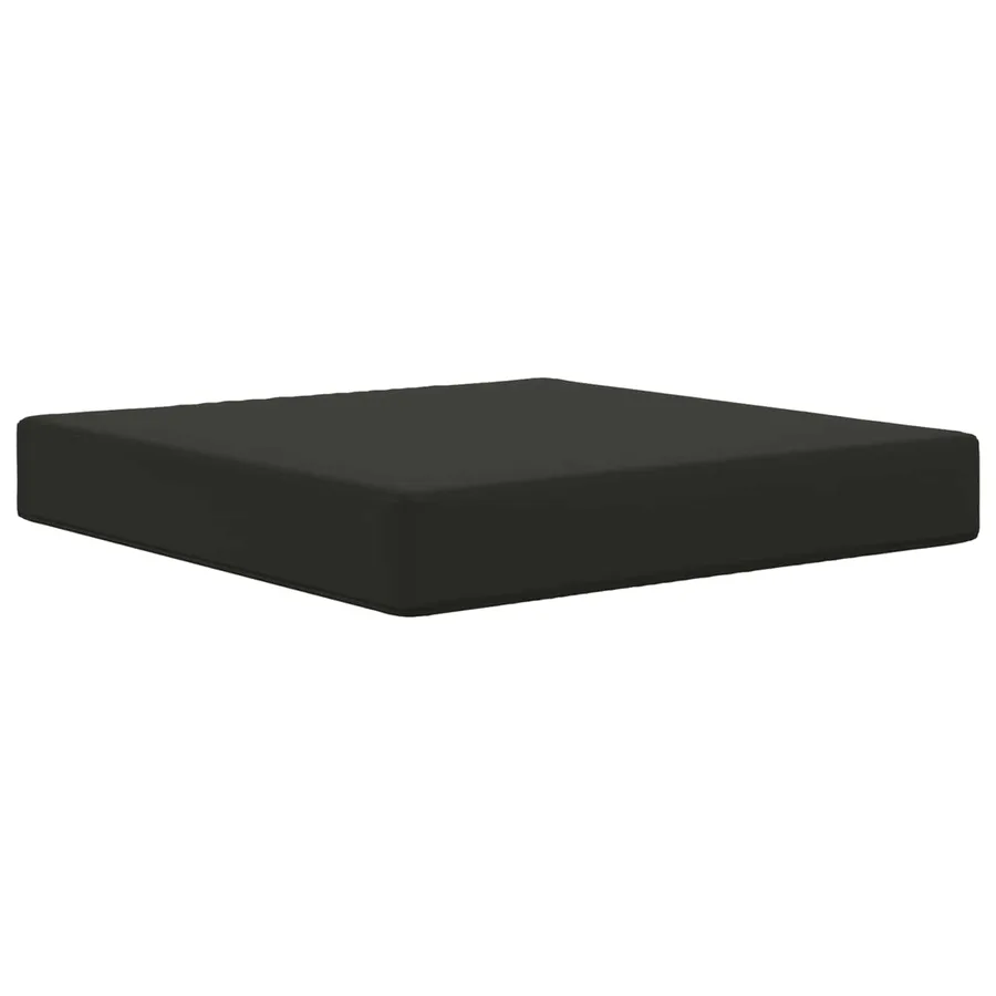 Coussin de canapé d'extérieur 2 pcs Noir Polyester - 4