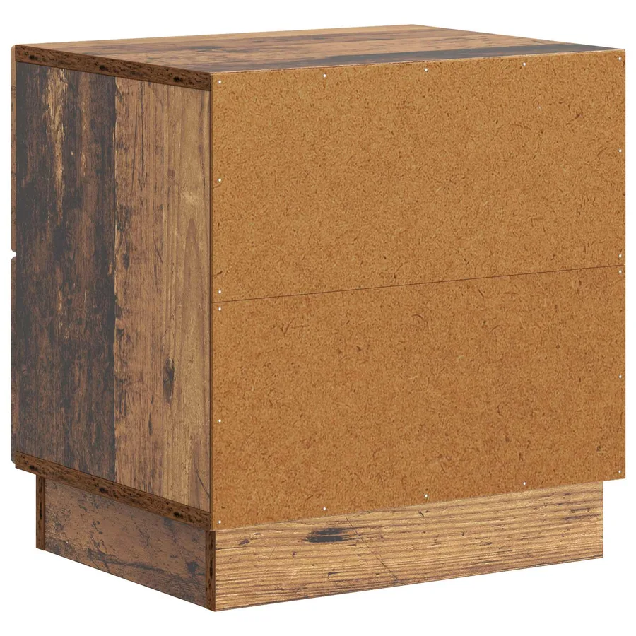 Cabinet de chevet 2 pcs Bois ancien 43 x 34,5 x 44,5 cm - 9