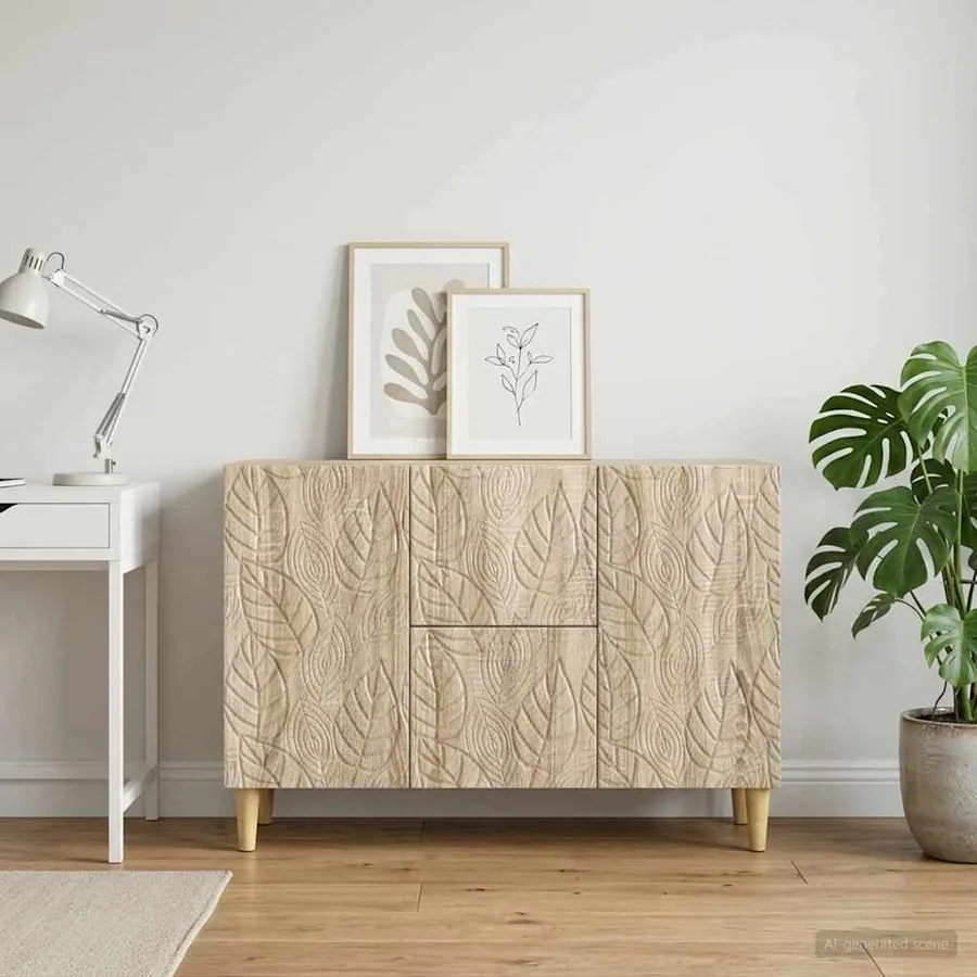 Buffet Chêne Sonoma 89 x 34,5 x 60 cm Bois d'ingénierie