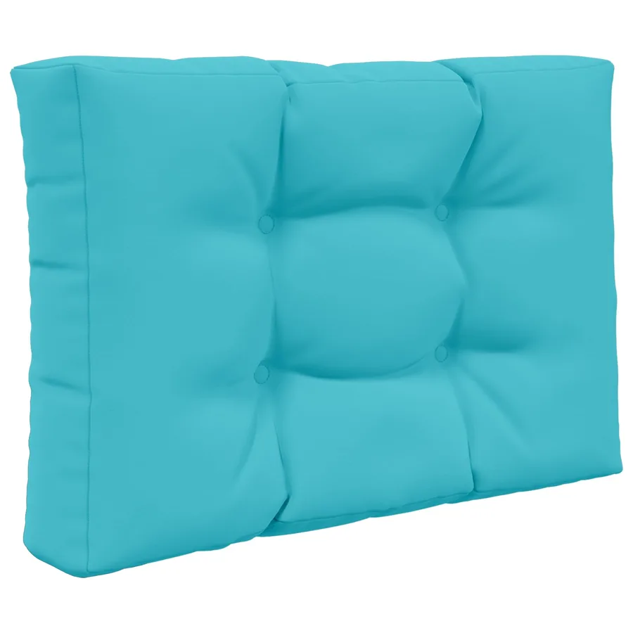 Coussin de canapé d'extérieur 2 pcs Turquoise Polyester - 5