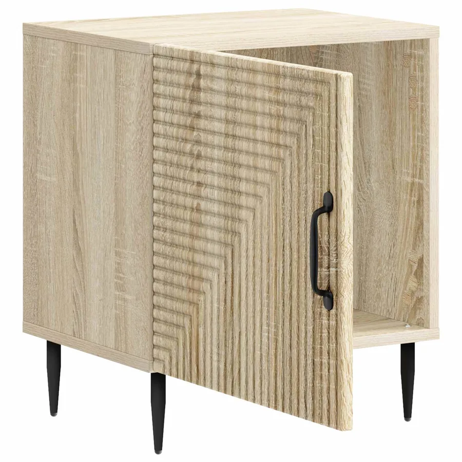 Cabinet de chevet 2 pcs Chêne Sonoma 43 x 34,5 x 50 cm - 6