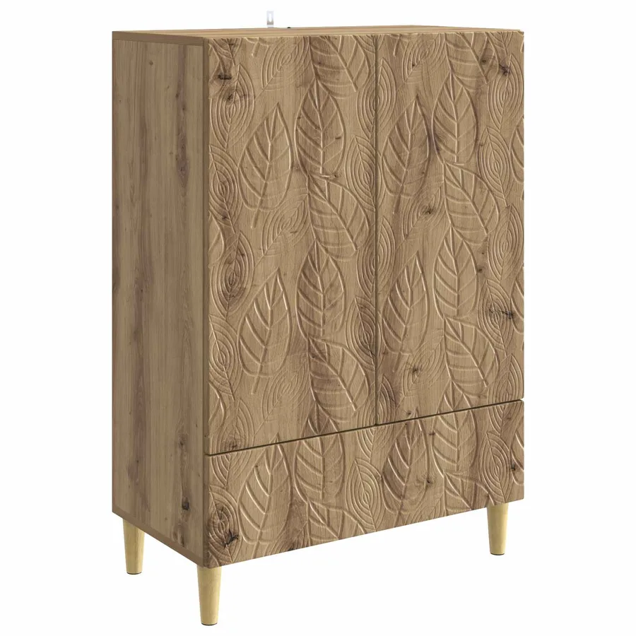 Buffet Chêne artisanal 66 x 34,5 x 95 cm Bois d'ingénierie - 2