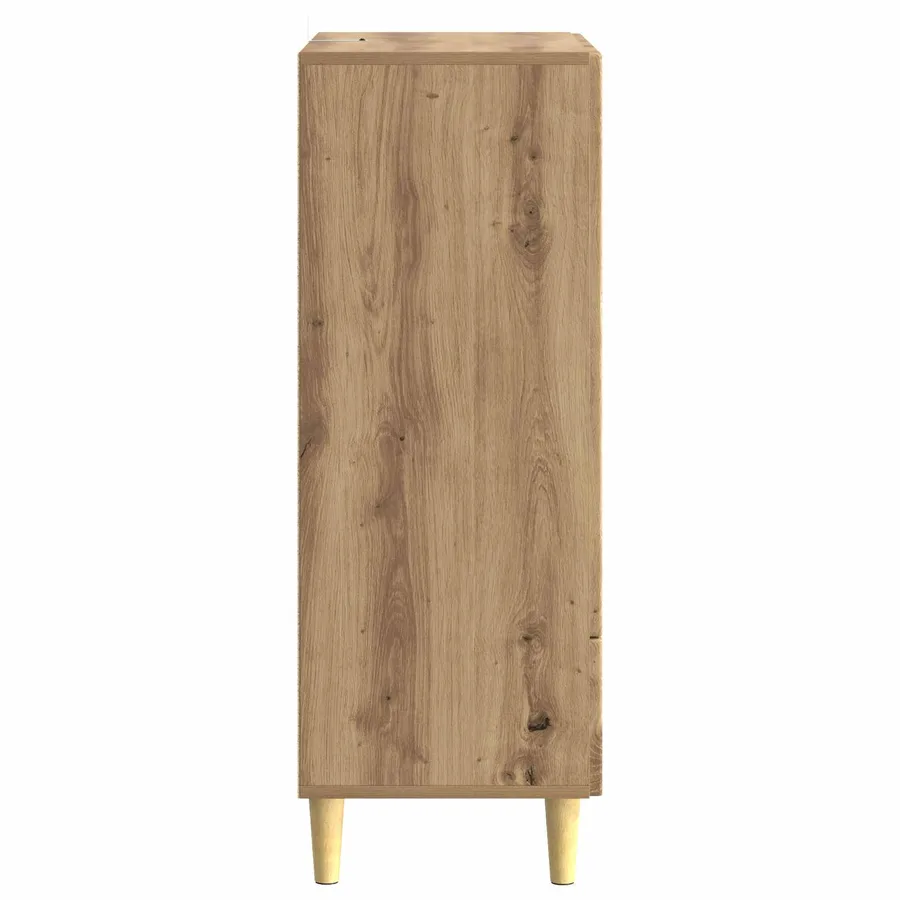 Buffet Chêne artisanal 66 x 34,5 x 95 cm Bois d'ingénierie - 6