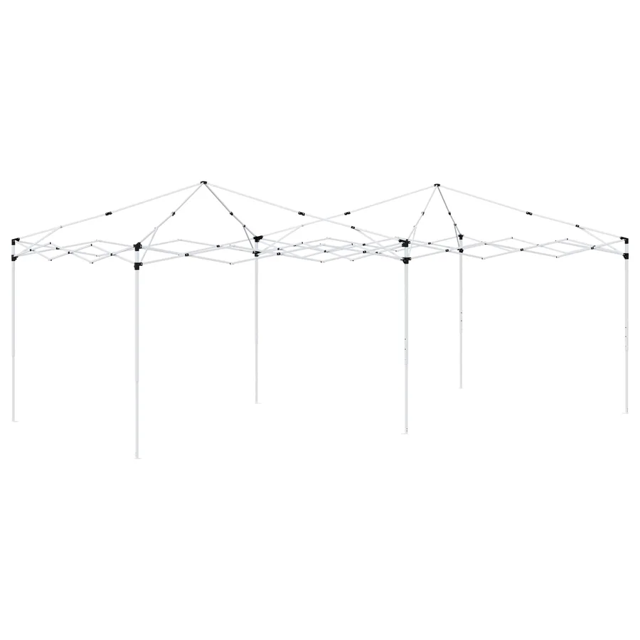 Tente de fête pop-up 575 x 288 x 245 cm Orange - 5