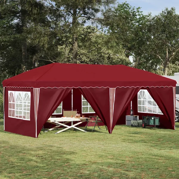 Tente de fête pop-up 575 x 288 x 245 cm Bordeaux