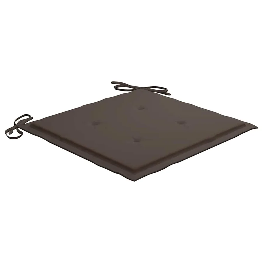 Chaises pliables de jardin avec coussins lot de 6 Bois de teck - 6