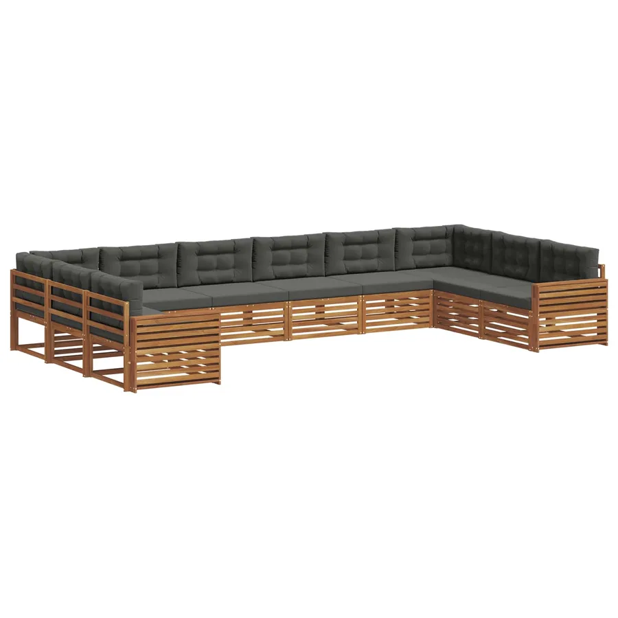 Ensembles de canapés 6 pc Naturel et Anthracite - 2
