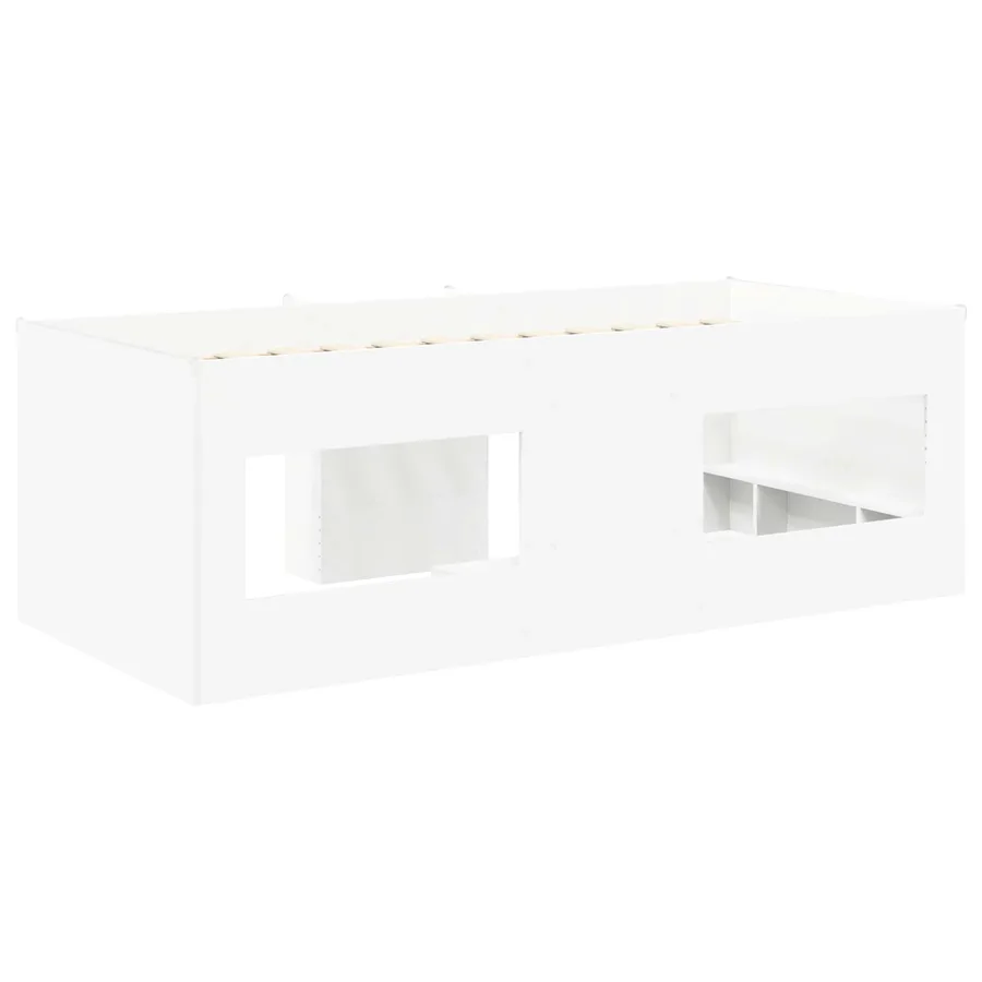 Cadre de Lit Élevé pour Enfants Blanc 80 x 200 cm - 6