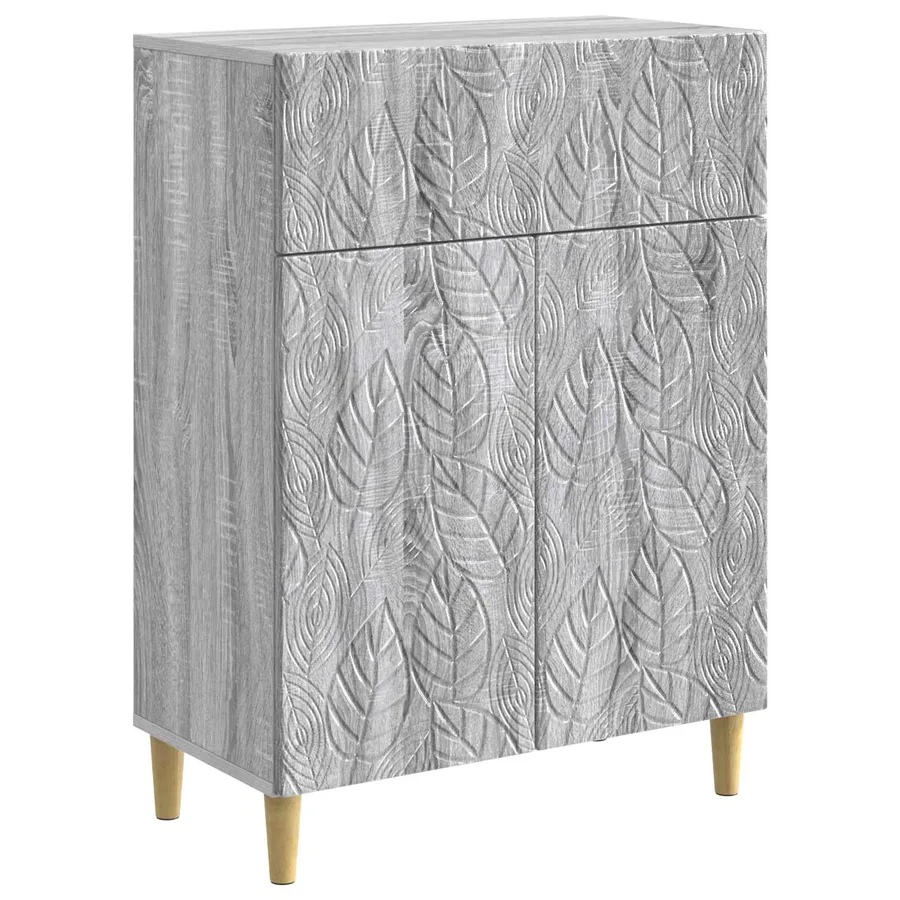 Buffet Sonoma gris 66 x 34,5 x 90 cm Bois d'ingénierie - 2