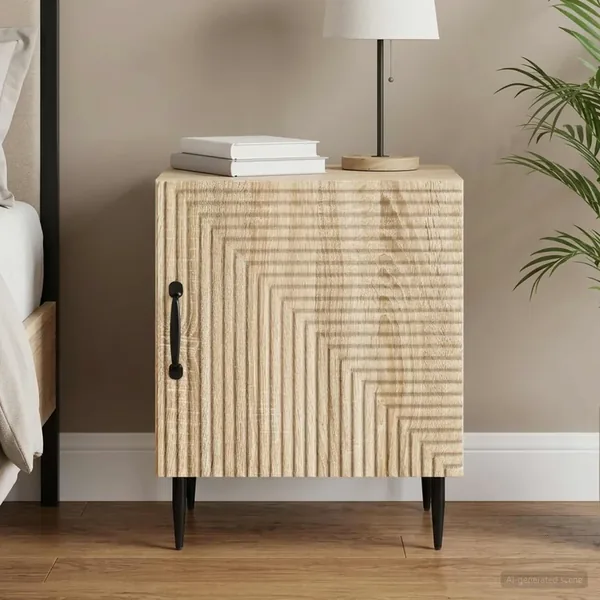 Cabinet de chevet Chêne Sonoma 43 x 34,5 x 50 cm