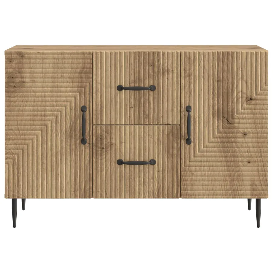 Buffet Chêne artisanal 89 x 34,5 x 60 cm Bois d'ingénierie - 6