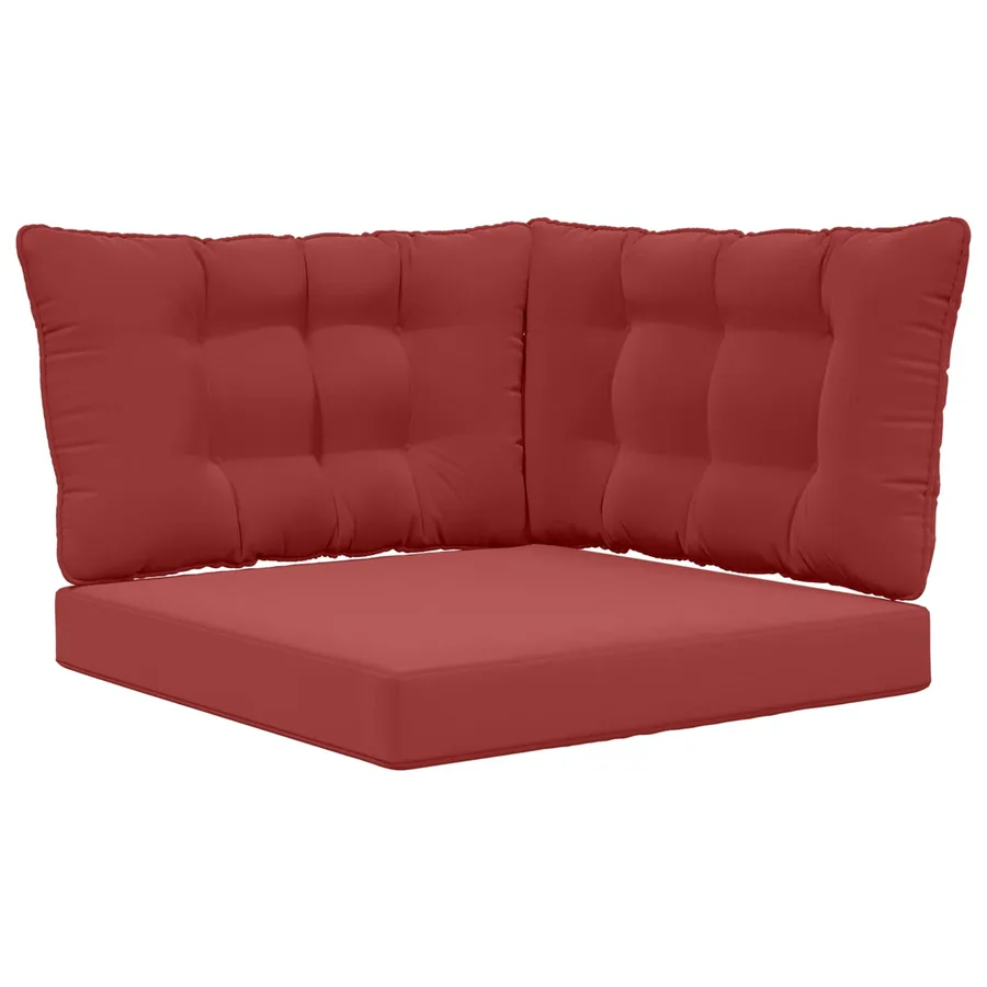 Coussin de canapé d'extérieur Polyester Bordeaux - 2
