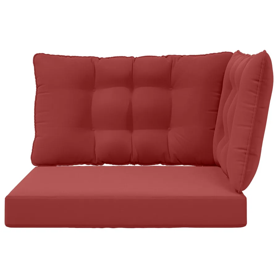 Coussin de canapé d'extérieur Polyester Bordeaux - 6