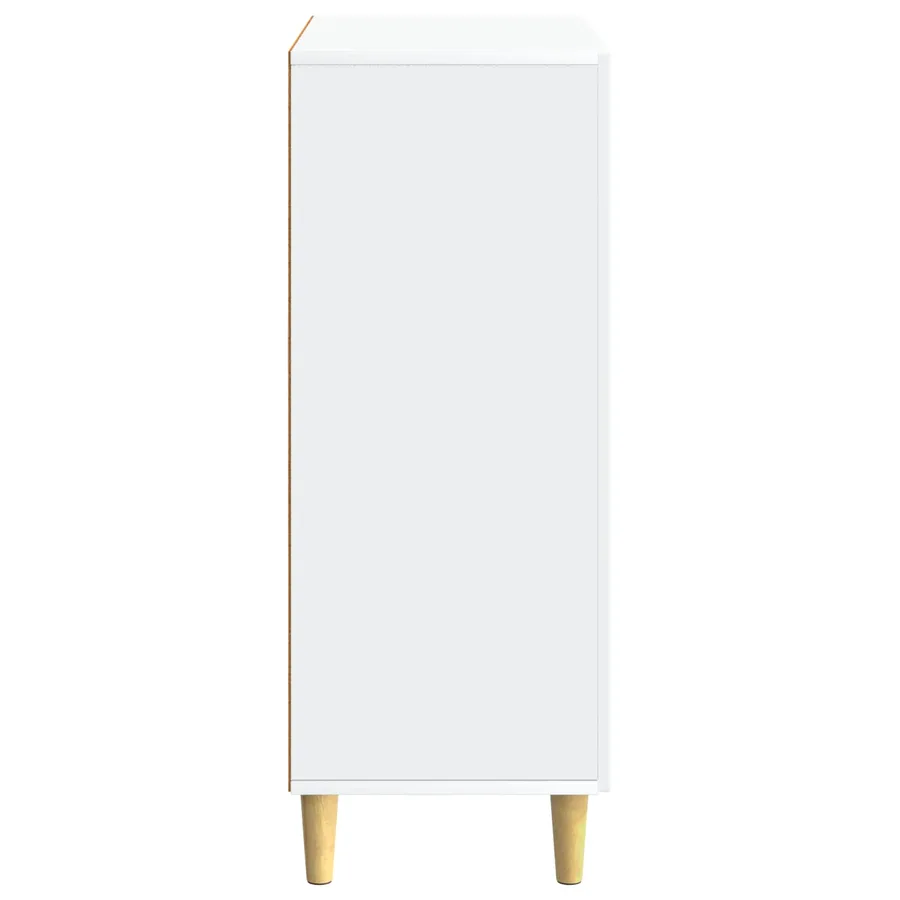 Buffet Blanc 66 x 34,5 x 90 cm Bois d'ingénierie - 7