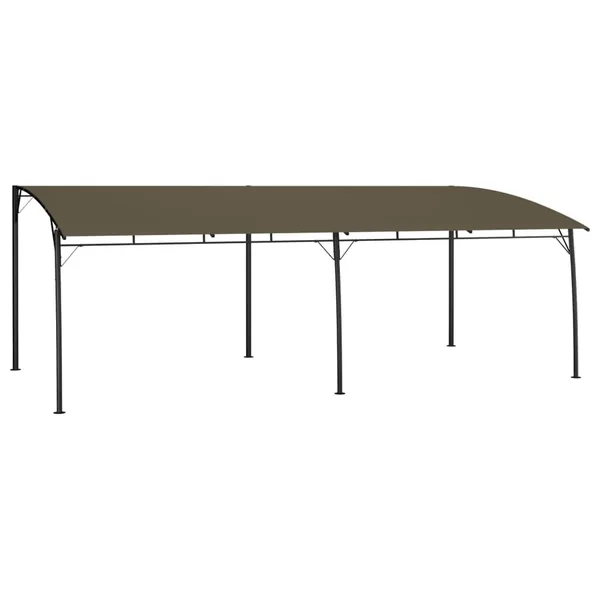 Auvents parasols 6 x 3 x 2,55 m Taupe