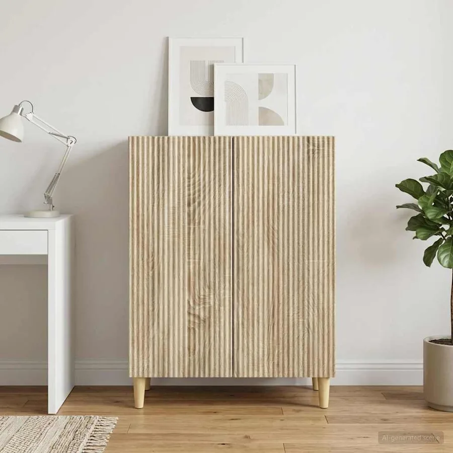Buffet Chêne Sonoma 66 x 34,5 x 90 cm Bois d'ingénierie - 4