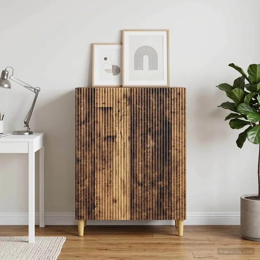 Buffet Bois ancien 66 x 34,5 x 90 cm Bois d'ingénierie