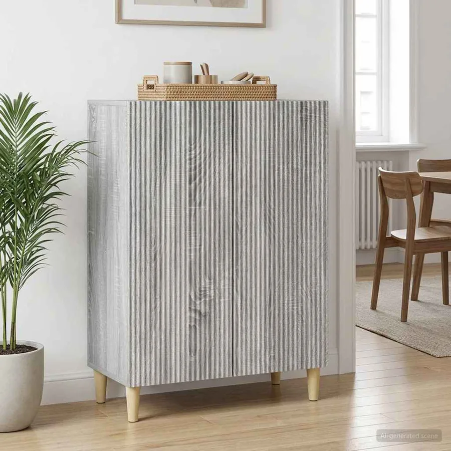 Buffet Sonoma gris 66 x 34,5 x 90 cm Bois d'ingénierie - 4