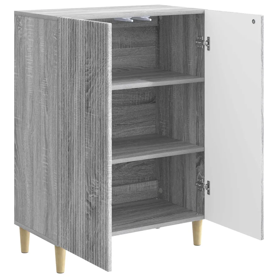 Buffet Sonoma gris 66 x 34,5 x 90 cm Bois d'ingénierie - 5