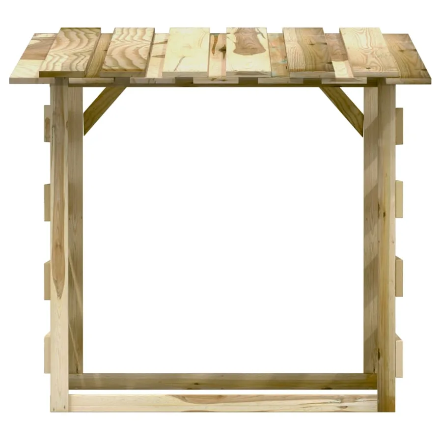 Pergola avec toit 100x90x100 cm Bois de pin imprégné - 5