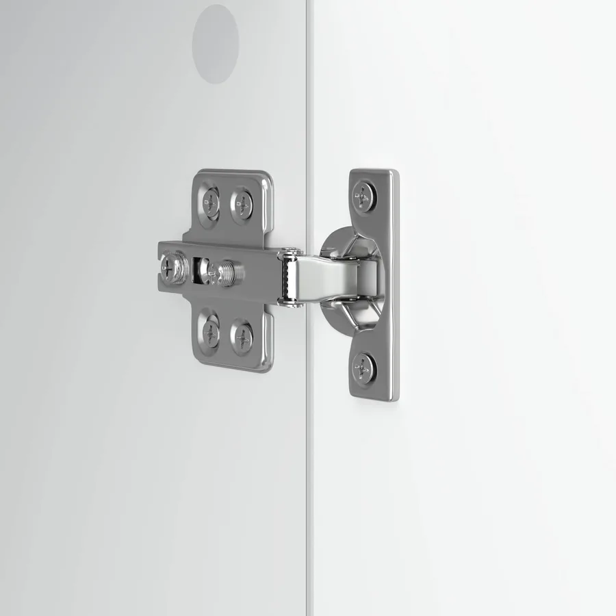 Meuble TV Blanc 99 x 34,5 x 50 cm Bois d'ingénierie - 9