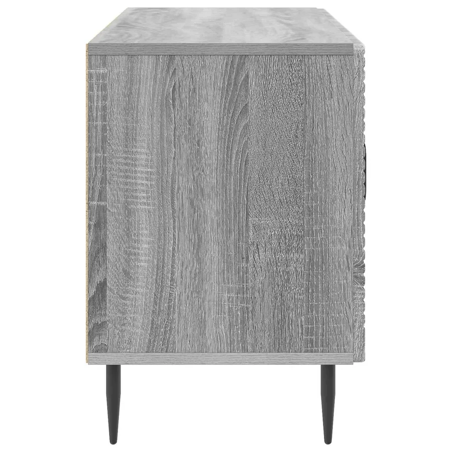 Meuble TV Sonoma gris 99 x 34,5 x 50 cm Bois d'ingénierie - 7