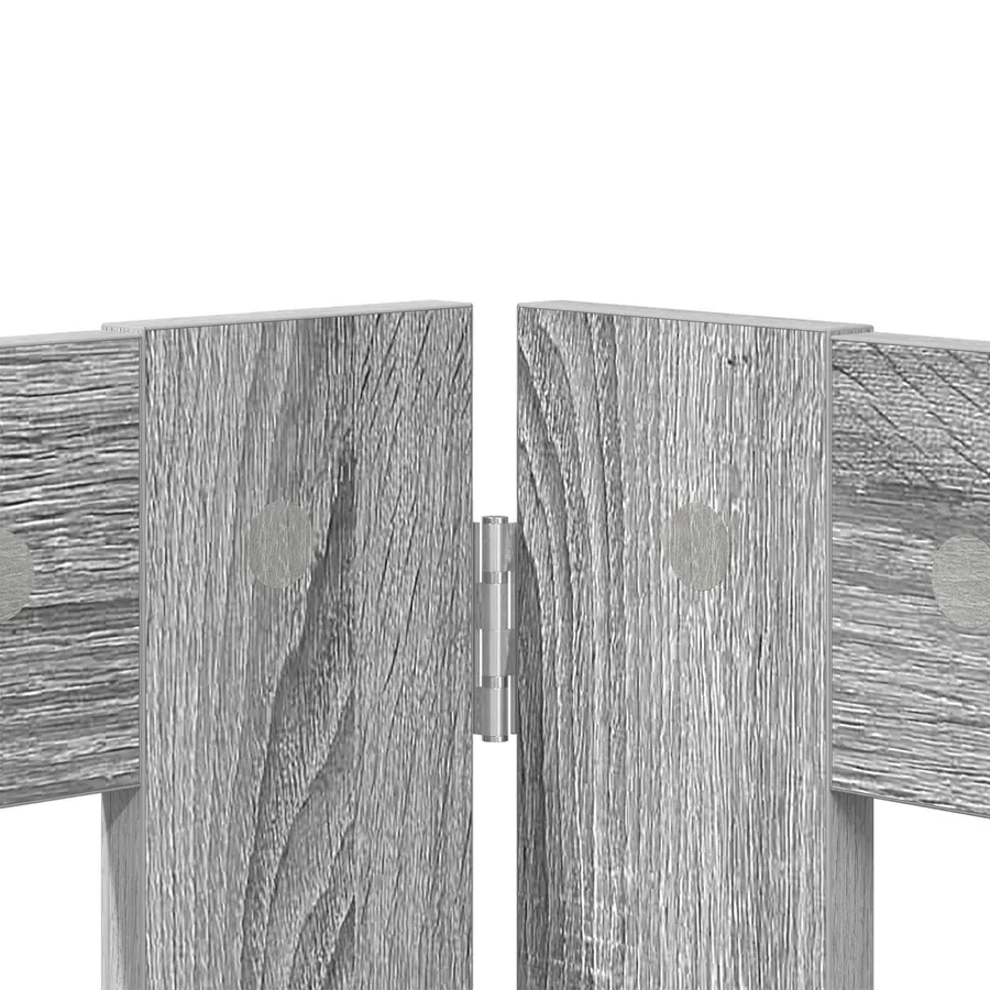 Porte de chien pliable avec supports 4 pcs Sonoma gris 401 cm - 4