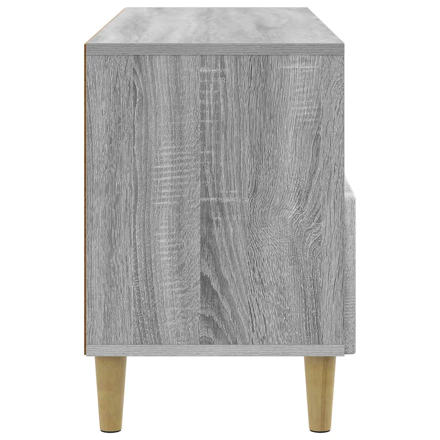 Meuble TV Sonoma gris 102 x 34,5 x 50 cm Bois d'ingénierie - 7