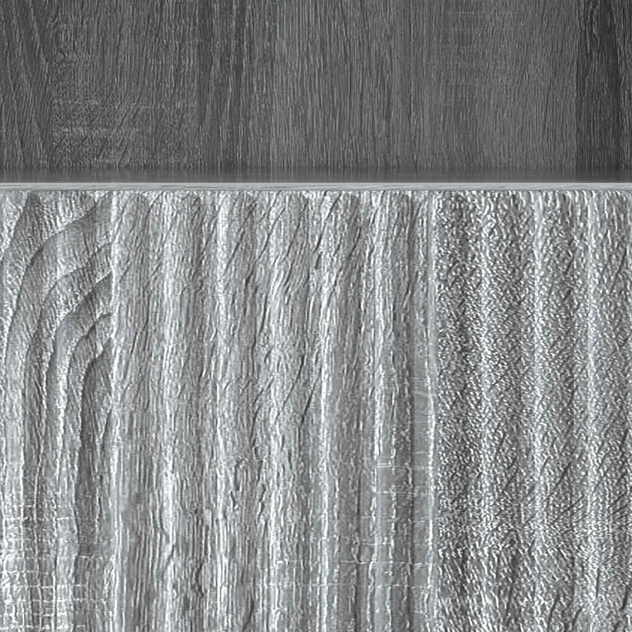 Meuble TV Sonoma gris 102 x 34,5 x 50 cm Bois d'ingénierie - 8