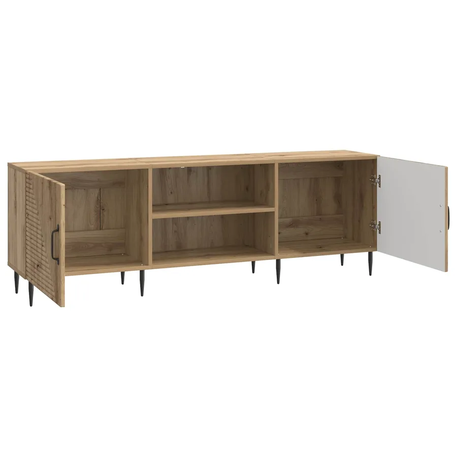 Meuble TV 150 x 31 x 50 cm Chêne artisanal Bois d'ingénierie - 5