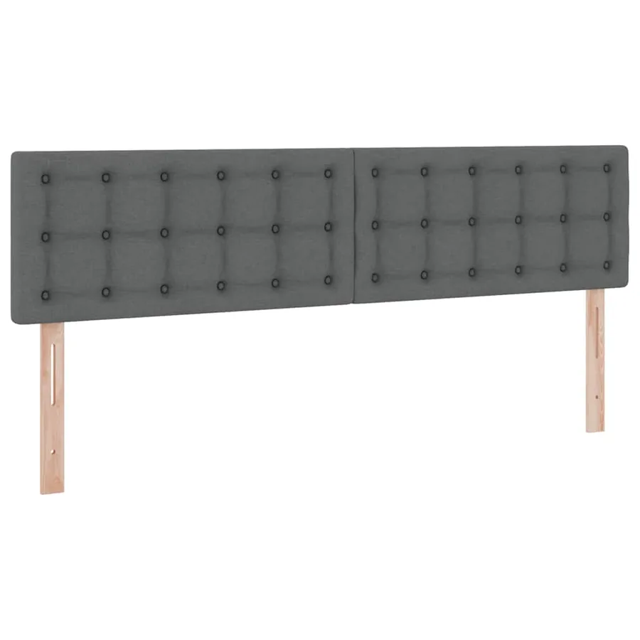 Lit de Rangement Gris foncé 200 x 200 cm Cuir synthétique - 9