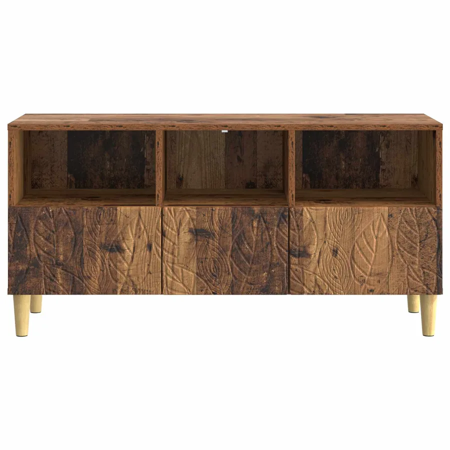 Meuble TV 102 x 34,5 x 50 cm Bois ancien Bois d'ingénierie - 5
