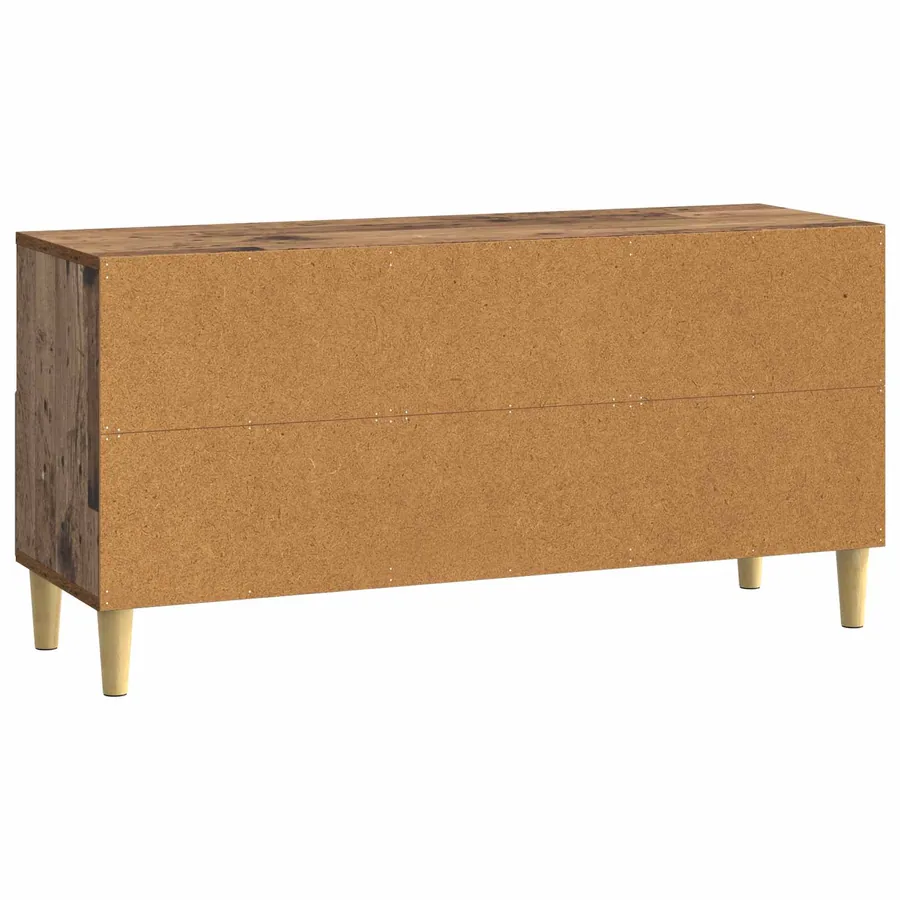 Meuble TV 102 x 34,5 x 50 cm Bois ancien Bois d'ingénierie - 7