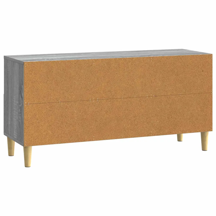 Meuble TV 102 x 34,5 x 50 cm Sonoma gris Bois d'ingénierie - 7