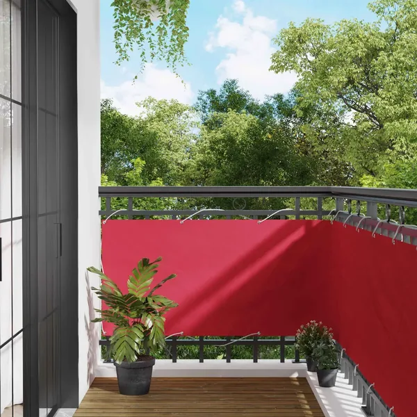 Écran de balcon Bordeaux 75 x 200 cm Oxford alu enduit de PU
