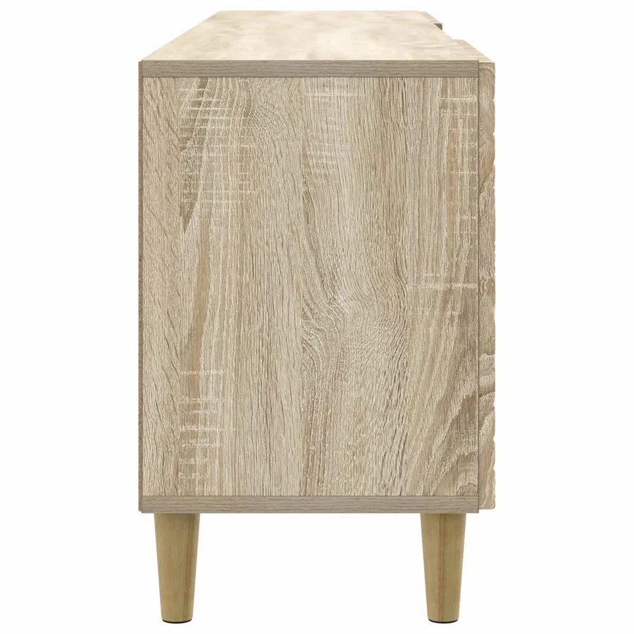 Meuble TV 102 x 34,5 x 50 cm Chêne Sonoma Bois d'ingénierie - 6