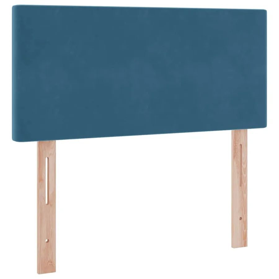 Lit de rangement LED avec matelas Bleu foncé 90 x 200 cm - 8