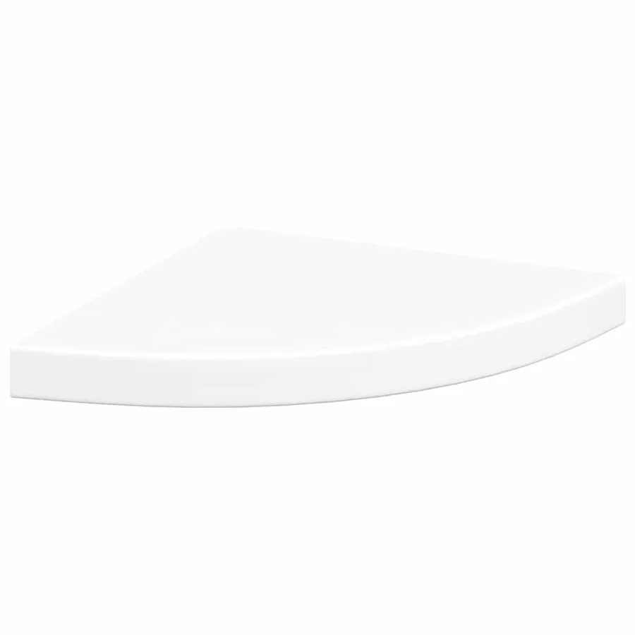 Floating corner shelf White 35x35x3.8 cm MDF - 2