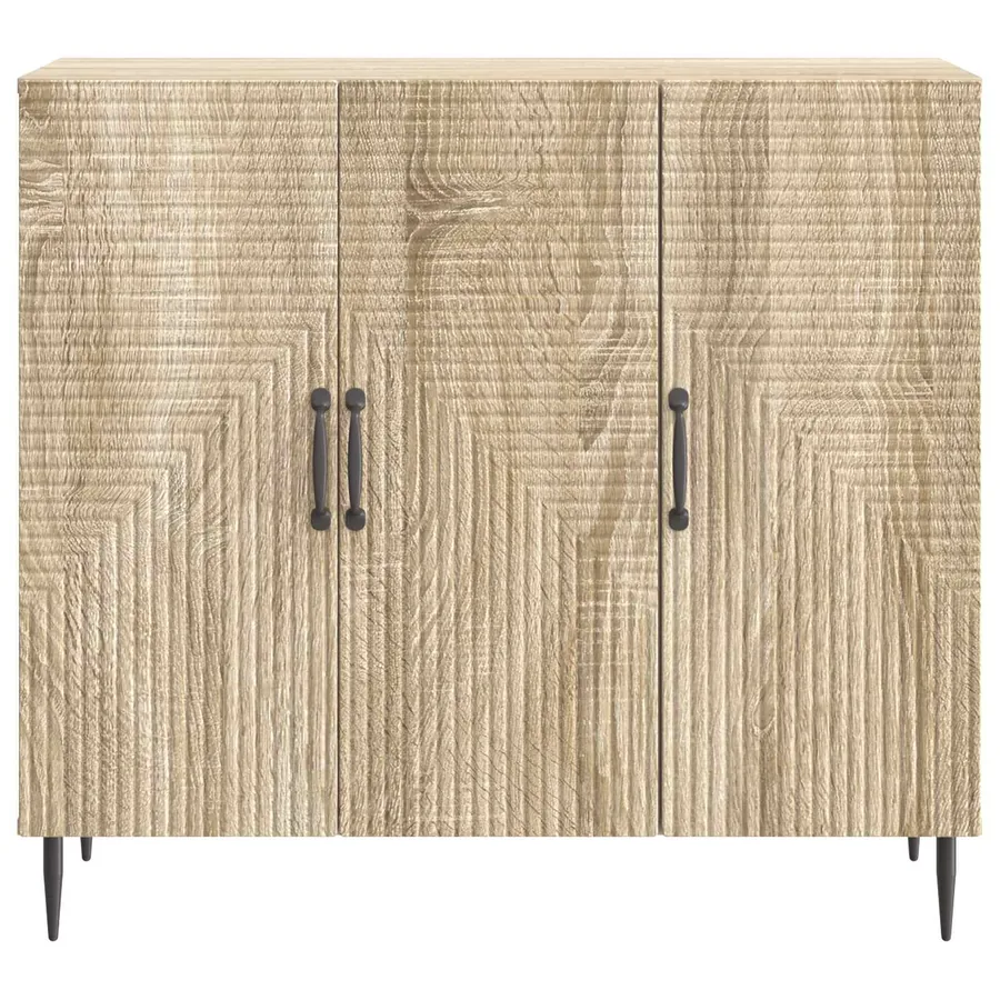 Buffet Chêne Sonoma 89 x 34,5 x 80 cm Bois d'ingénierie - 6