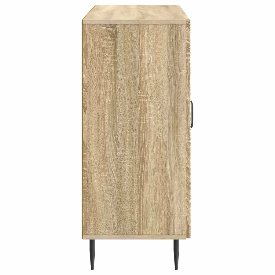 Buffet Chêne Sonoma 89 x 34,5 x 80 cm Bois d'ingénierie - 7