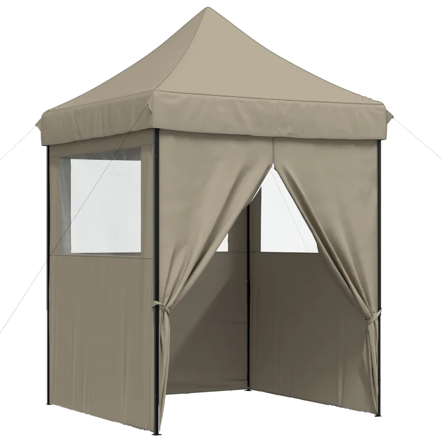 Tente de fête Taupe 200 x 200 x 306 cm Tissu Oxford - 3