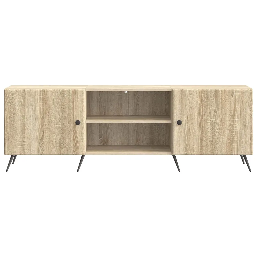 Meuble TV Chêne Sonoma 150 x 31 x 50 cm Bois d'ingénierie - 6