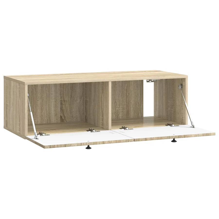 Meuble TV mural Chêne Sonoma 98 x 41 x 30 cm Bois d'ingénierie - 5