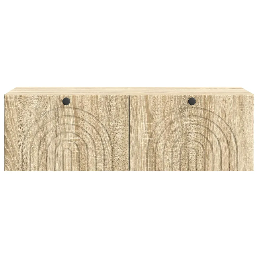 Meuble TV mural Chêne Sonoma 98 x 41 x 30 cm Bois d'ingénierie - 6