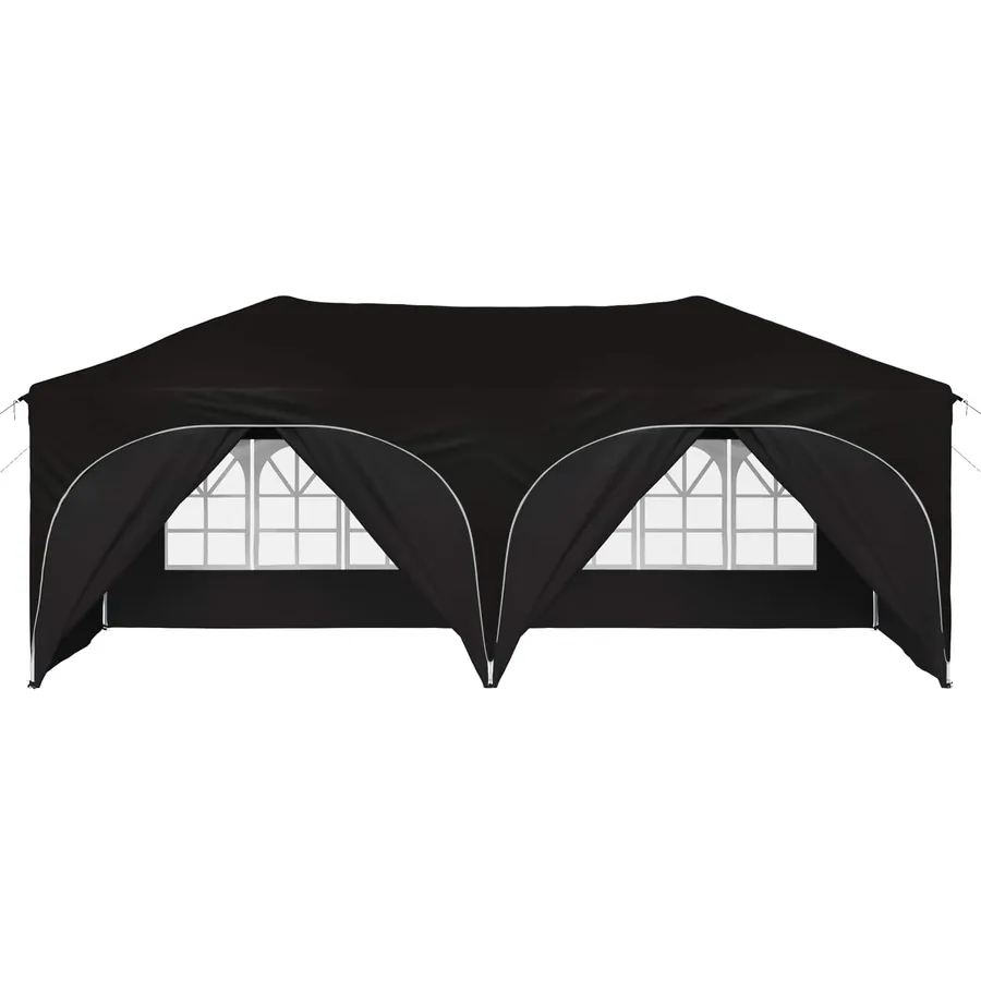 Tente de fête pop-up 575 x 288 x 245 cm Noir Tissu Oxford - 6